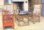 Carl Larsson Peek-a-Bool oil on canvas